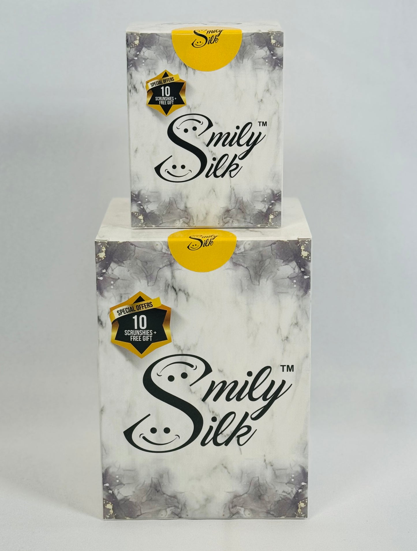 SmilySilk 100% Mulberry Silk Large Scrunchies Set